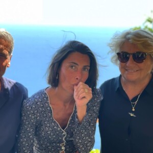 Alessandra Sublet et ses parents.