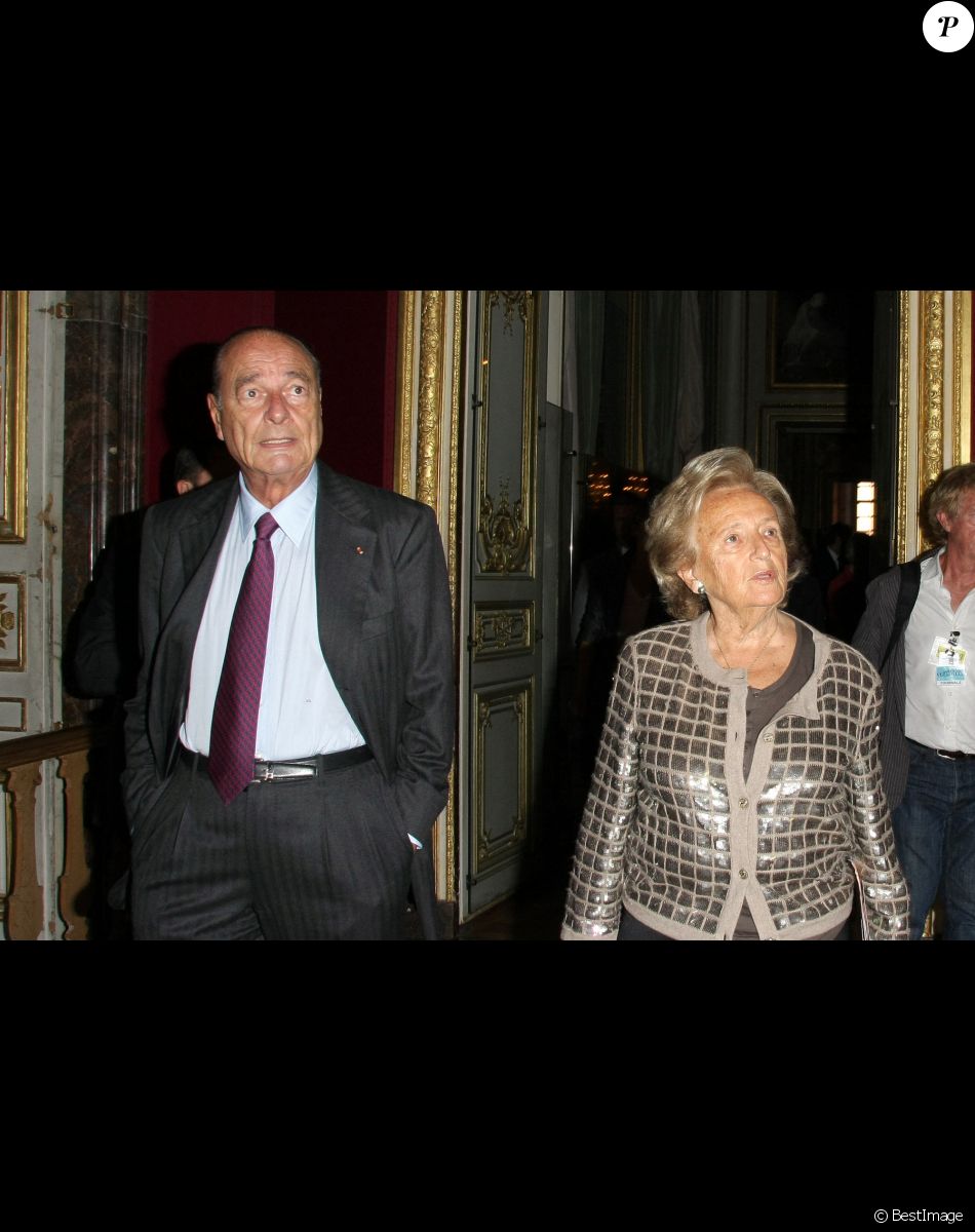 Jacques Chirac et sa femme Bernadette - Archive