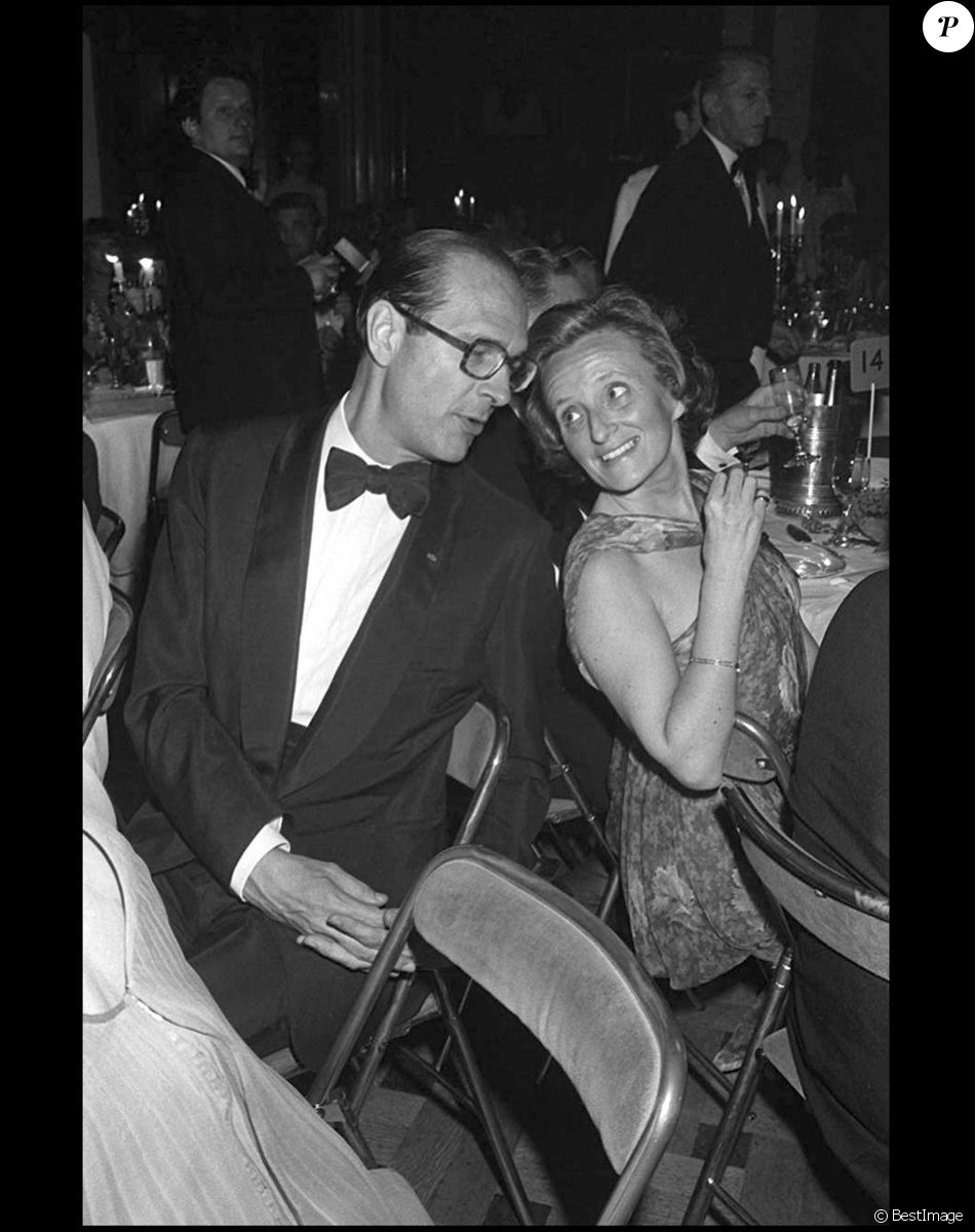 Jacques et Bernadette Chirac en 1978 lors du bal April en 1978