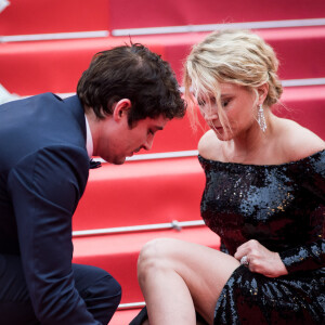 Niels Schneider, Virginie Efira - Montée des marches du film "Sibyl" lors du 72ème Festival International du Film de Cannes. Le 24 mai 2019 © Jacovides-Moreau / Bestimage