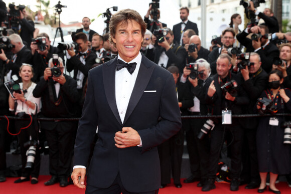 Tom Cruise - Montée des marches du film " Top Gun : Maverick " lors du 75ème Festival International du Film de Cannes. Le 18 mai 2022 © Cyril Moreau / Bestimage 