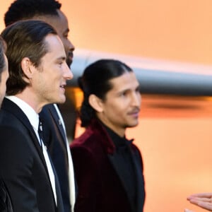 Glen Powell, Lewis Pullman, Jay Ellis, Danny Ramirez, le prince William, duc de Cambridge, Kate Catherine Middleton, duchesse de Cambridge, Tom Cruise - Première du film "Top Gun : Maverick" à Londres. Le 19 mai 2022