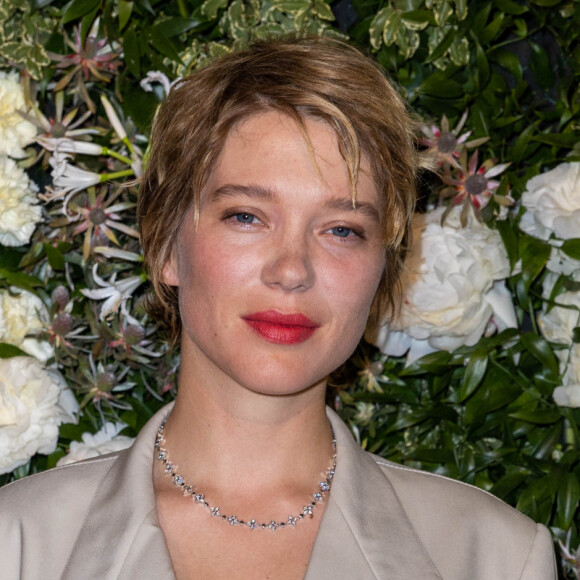 Léa Seydoux - Photocall du dîner Vanity Fair x Louis Vuitton chez Fred l'Ecailler lors du 75ème Festival International du Film de Cannes, le 20 mai 2022. © Olivier Borde / Bestimage 