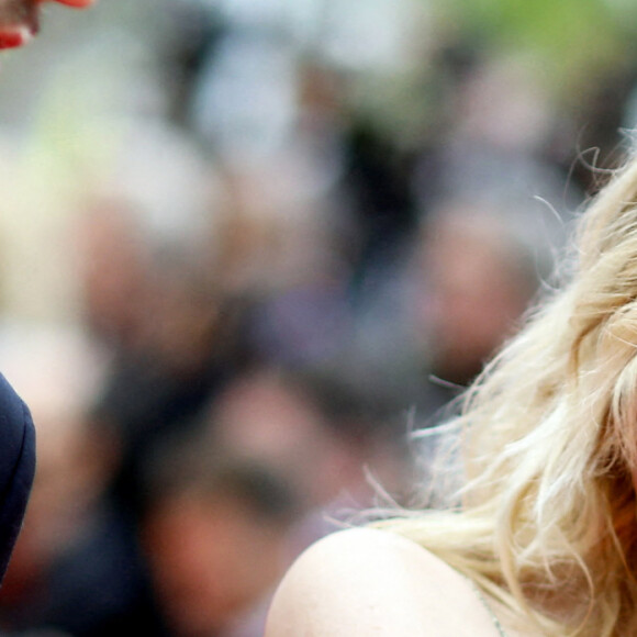 Valeria Bruni-Tedeschi - Montée des marches du film "Les Amandiers" lors du 75e Festival International du Film de Cannes. Le 22 mai 2022. © Dominique Jacovides / Bestimage