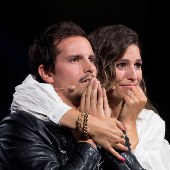 Laury Thilleman et son ex-mari Juan Arbelaez - Enregistrement de l'émission "La Chanson secrète 9" à la Seine musicale à Paris. © Gaffiot-Moreau / Bestimage