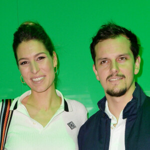 Laury Thilleman (Miss France 2011) et son compagnon le chef cuisinier Juan Arbelaez - Photocall du défilé de mode Prêt-à-Porter automne-hiver 2019/2020 "Lacoste" à Paris. Le 5 mars 2019 © Veeren-CVS / Bestimage