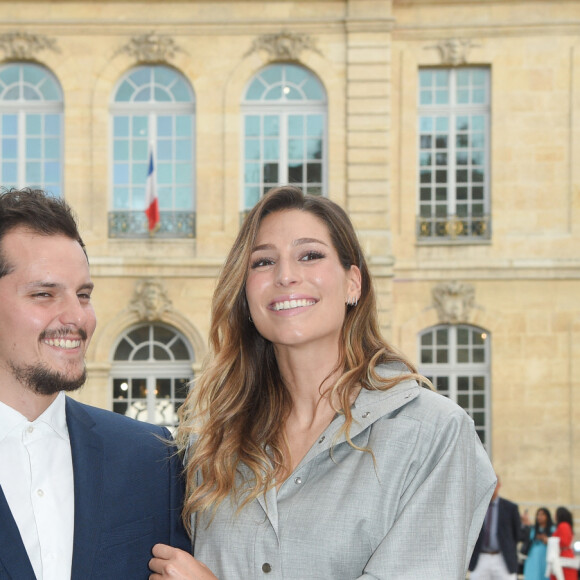 Juan Arbelaez et sa compagne Laury Thilleman (Miss France 2011) - Longines a organisé un Gala de charité en l'honneur de Steffi (Stefanie) Graf et de André Agassi avec les associations caritatives "Children for Tomorrow" et "The André Agassi Foundation for Education" au Musée Rodin à Paris. © Guirec Coadic/Bestimage