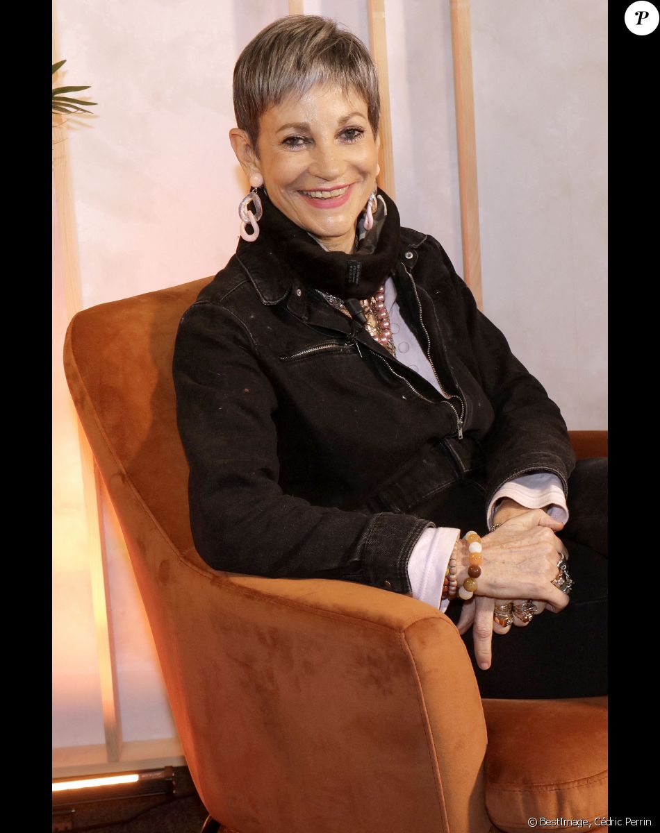 Portrait de Isabelle Morini-Bosc lors de l'enregistrement de l'émission "Chez Jordan" à Paris le 4 février 2022. © Cédric Perrin / Bestimage