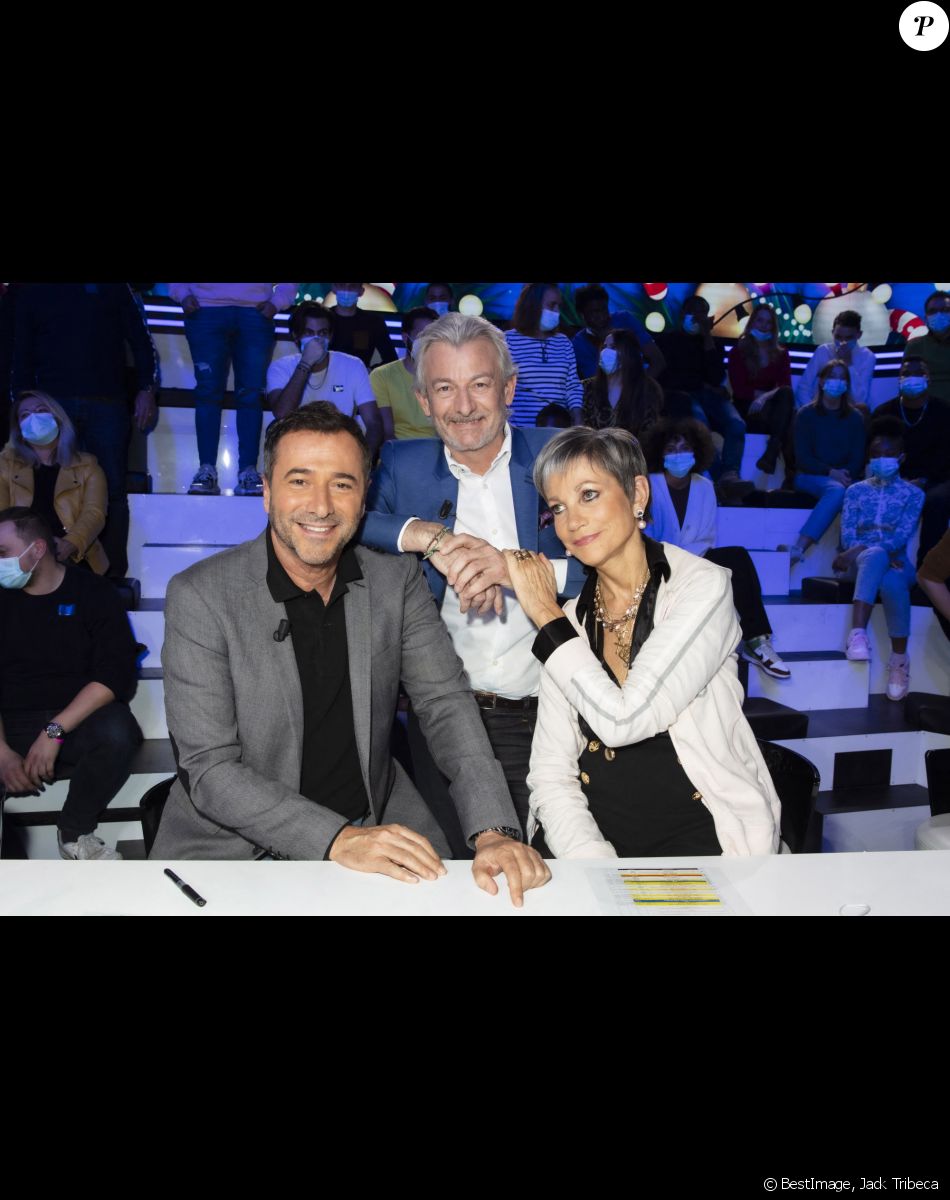 Exclusif - Bernard Montiel, Gilles Verdez, Isabelle Morini-Bosc - Enregistrement de l'émission "Touche Pas à Mon Poste (TPMP)", diffusée en direct sur C8 le 8 décembre © Jack Tribeca / Bestimage