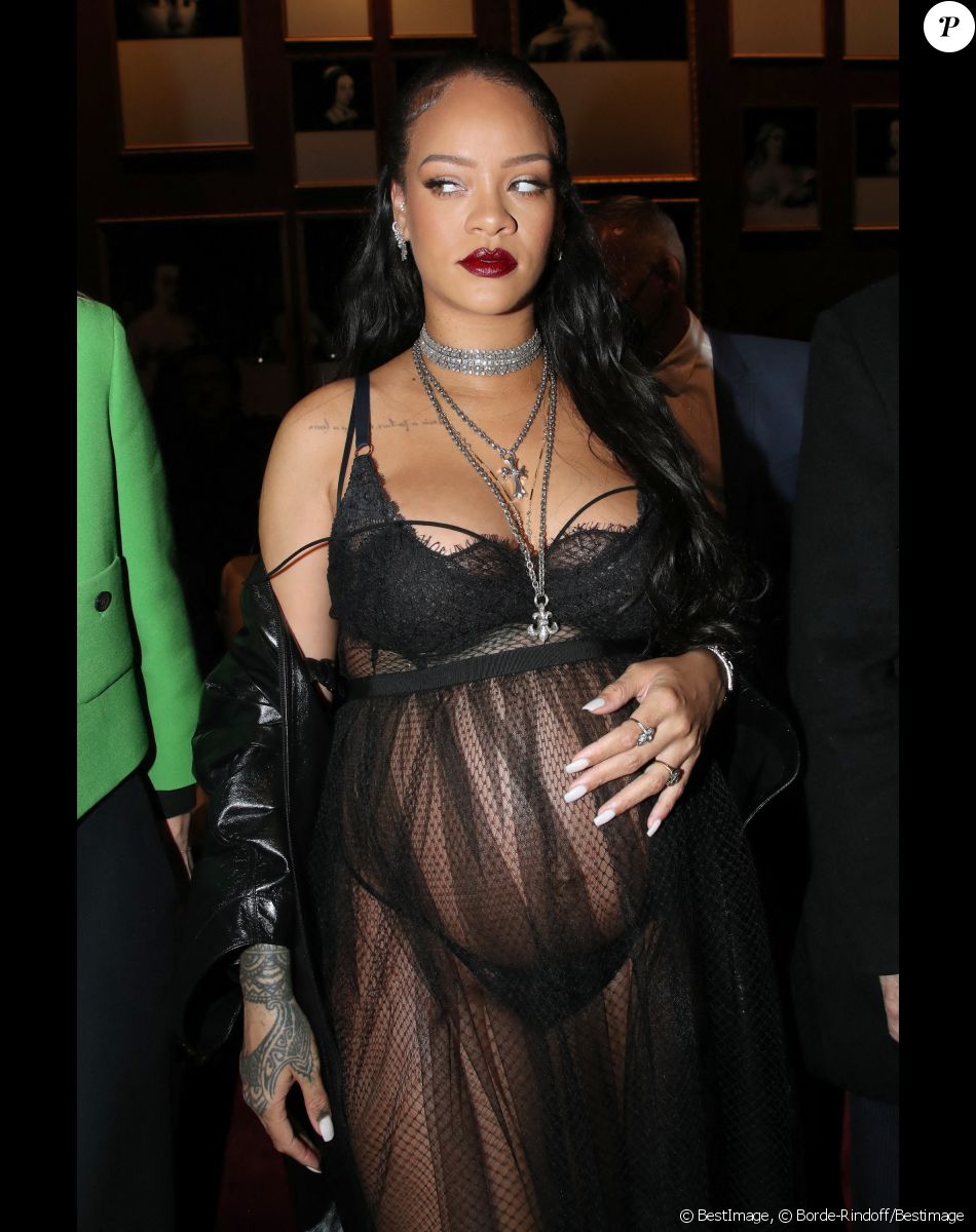 Rihanna - Défilé Dior Prêt-à-porter Automne/Hiver 2022/2023 dans le cadre de la Fashion Week de Paris, France,© Borde-Rindoff/Bestimage