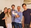 Luana Belmondo a souhaité un bon premier mois à son petit-fils, Vahé. @ Instagram / Luana Belmondo
