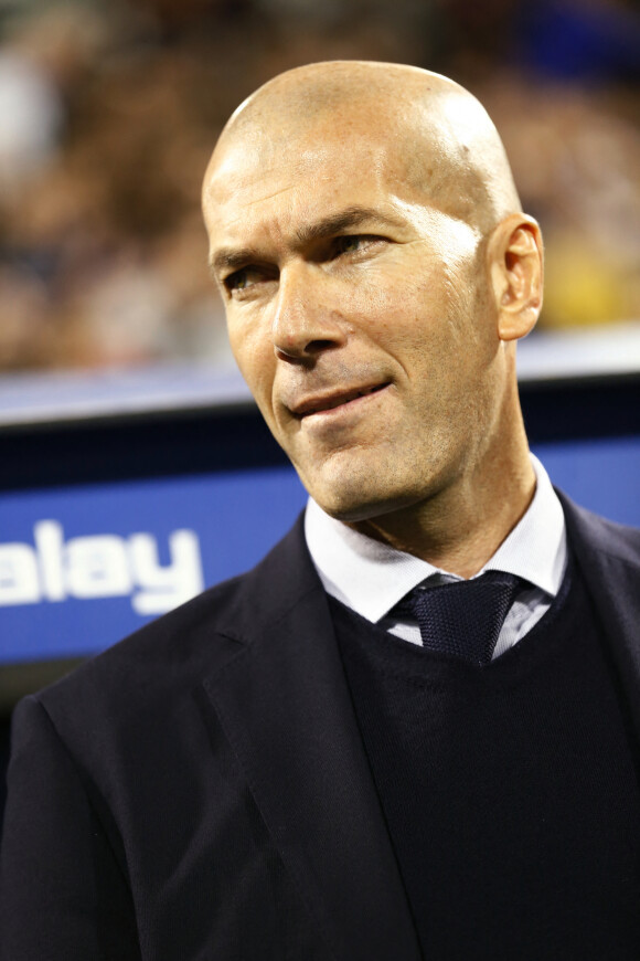 Zinedine Zidane lors du match de la Coupe du Roi "Real Zaragoza - Real Madrid" à Zaragoza, le 30 janvier 2020.