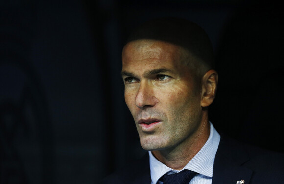 Zinedine Zidane - Ligue des champions : le Real Madrid arrache le match nul face à Bruges (2-2) à Madrid le 1er octobre 2019.