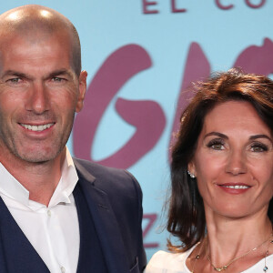 Zinedine Zidane et sa femme Véronique - Première du documentaire "Le coeur de Sergio Ramos" à Madrid le 10 septembre 2019 