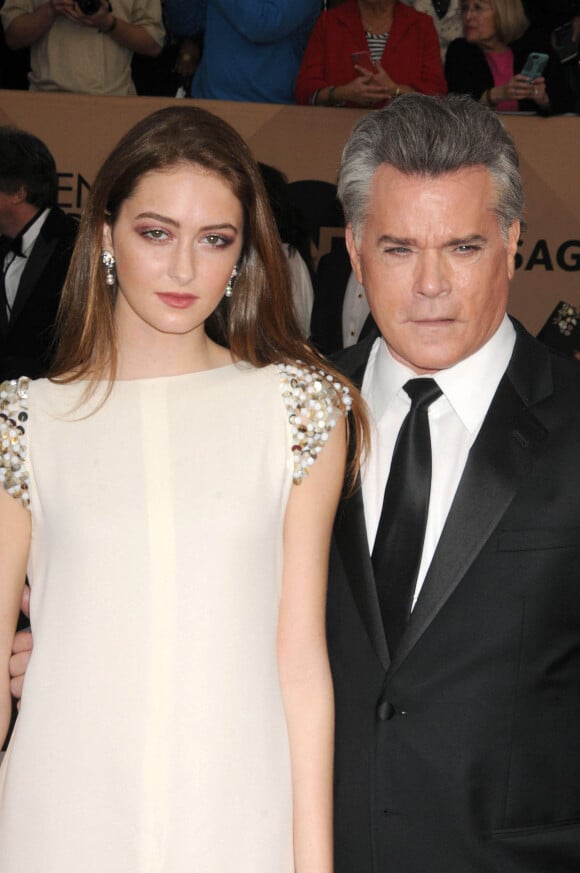 Ray Liotta et sa fille Karsen - Célébrités lors des 22ème "Annual Screen Actors Guild Awards" à Los Angeles le 30 janvier 2016. 