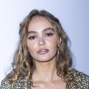 Lily-Rose Depp au front row du défilé de mode Chanel lors de la Fashion Week printemps/été 2022 à Paris, France © Olivier Borde/Bestimage