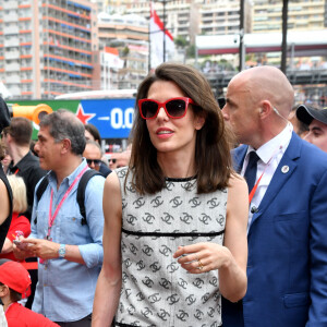 Juliette Maillot et Charlotte Casiraghi - La famille de Monaco assiste au Grand Prix de F1 de Monaco, le 28 mai 2022. © Bruno BebertBestimage 