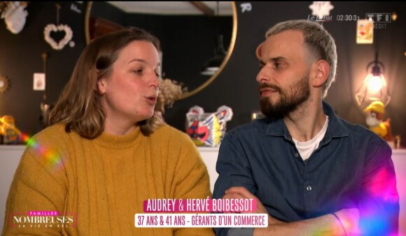 La famille Boibessot dans "Familles nombreuses", le 20 avril 2022, sur TF1