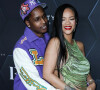 Rihanna (enceinte) et son compagnon ASAP Rocky au photocall "Fenty Beauty et Fenty Skin" à Los Angeles. 