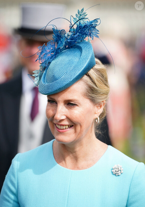 Sophie Rhys-Jones, comtesse de Wessex, lors d'une Royal Garden Party au Buckingham Palace à Londres, Royaume Uni, le 25 mai 2022. 