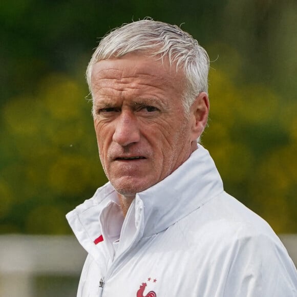 Didier Deschamps - Entrainement de l'Equipe de France A au Centre National du Football, à Clairefontaine-en-Yvelines.