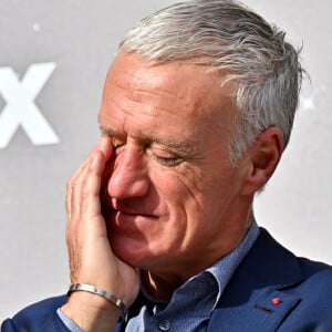 Didier Deschamps durant la clôture nationale de l'opération Pièces Jaunes 2022, sur la colline du Château à Nice, le 4 février 2022. © Bruno Bebert / Bestimage