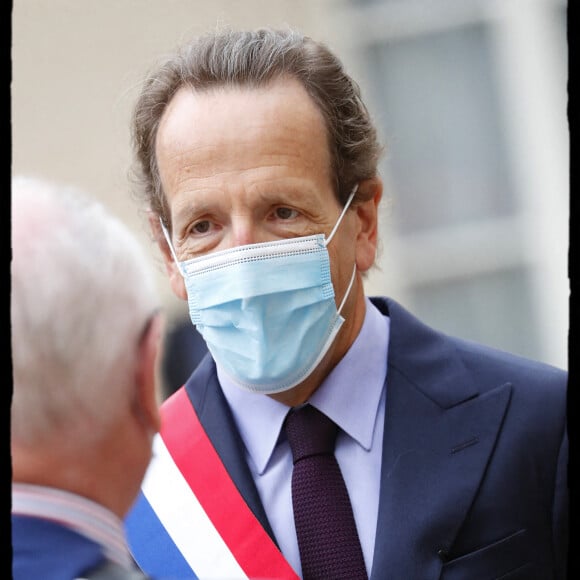 Gilles Legendre - Cérémonie de commémoration du 76ème anniversaire de la libération de Paris à la Mairie du 7ème arrondissement de Paris, le 25 août 2020. © Alain Guizard/Bestimage 