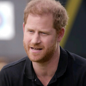 Le prince Harry donne une interview pour le "Today Show" à La Haye. 