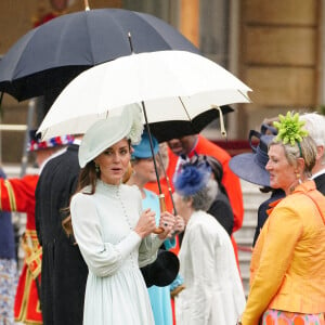 Catherine (Kate) Middleton, duchesse de Cambridge, lors d'une Royal Garden Party au Buckingham Palace à Londres, Royaume Uni, le 25 mai 2022. 