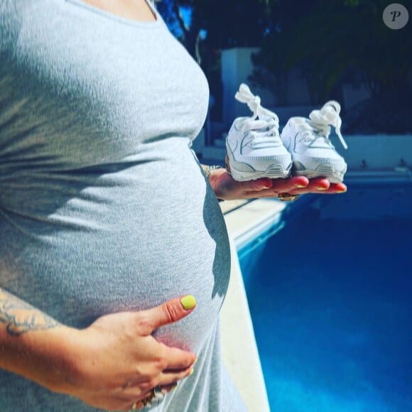 Camille Lellouche attend avec impatience son premier enfant, une petite fille. @ Instagram / Camille Lellouche