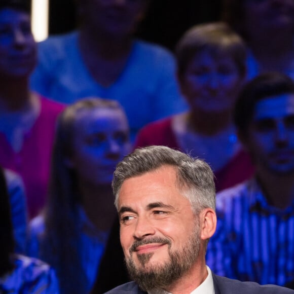 Exclusif - Olivier Minne - Enregistrement de l'émission "La Boîte à secrets 4" à Paris, présentée par F.Bollaert, et diffusée le 10 avril sur France 3. Le 23 janvier 2020 © Tiziano Da Silva / Bestimage