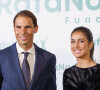 Rafael Nadal et sa femme Xisca Perello - Photocall de la cérémonie du 10ème anniversaire de la fondation Rafael Nadal à Madrid le 18 novembre 2021.