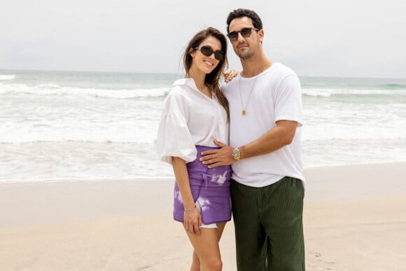 Iris Mittenaere et son compagnon Diego El Glaoui - Déjeuner entre "Lagune et mer" à la maison d'Akoula à Assinie, au bord de la mer, organisé au lendemain du gala de la Fondation "Children of Africa" , par D.Ouattara , Première Dame de Côte d'Ivoire et présidente de la Fondation . Assinie le 12 mars 2022. © Olivier Borde / Bestimage