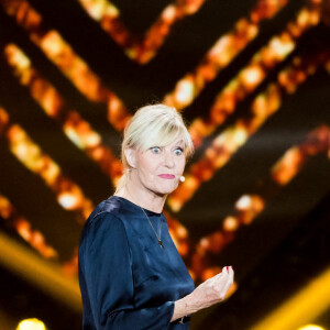 Chantal Ladesou - Enregistrement de l'émission "Les comiques préférés des français, les 30 femmes les plus drôles" à la Seine Musicale à Paris. Le 11 octobre 2021. © Tiziano Da Silva / Bestimage