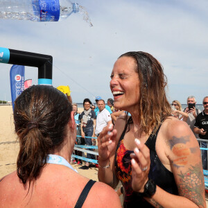 Laure Manaudou organise et lance la 1er édition de sa course, la "Swimrun" à Arcachon, France, le 23 juin 2019. © Patrick Bernard/Bestimage