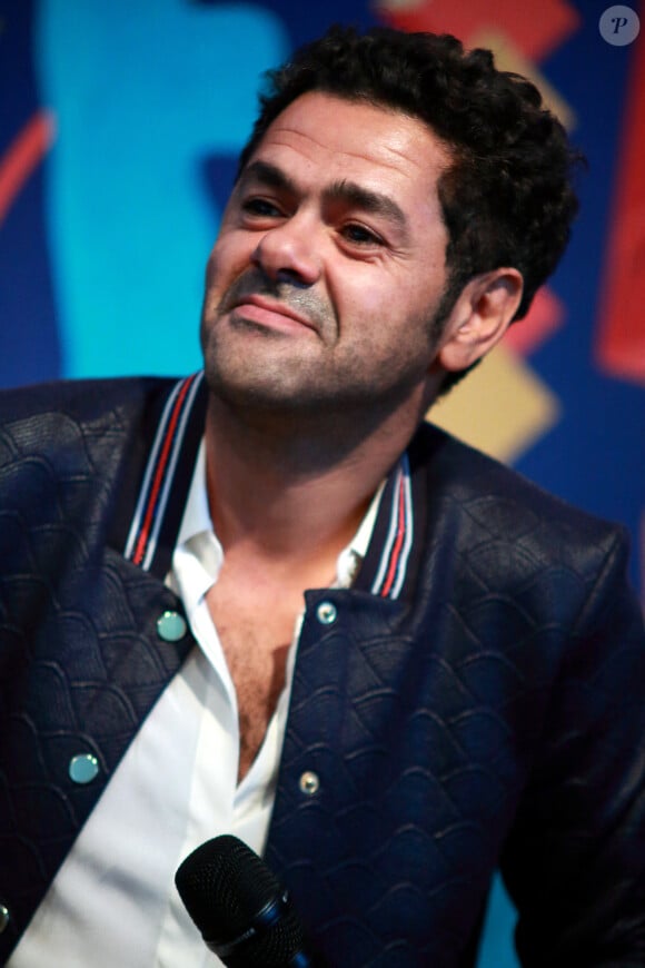 Jamel Debbouze - Les célébrités en concert pendant le festival 'Les Vieilles Charrues' à Carhaix-Plouguer en Bretagne.