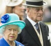 La reine Elisabeth II d'Angleterre et le prince Philip, duc d'Edimbourg - Les membres de la famille royale lors du cinquième jour des courses hippiques "Royal Ascot",