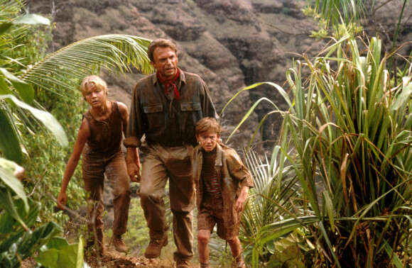 Ariana Richards, Sam Neill et Joseph Mazzello (Joe Mazello) dans Jurassic Park