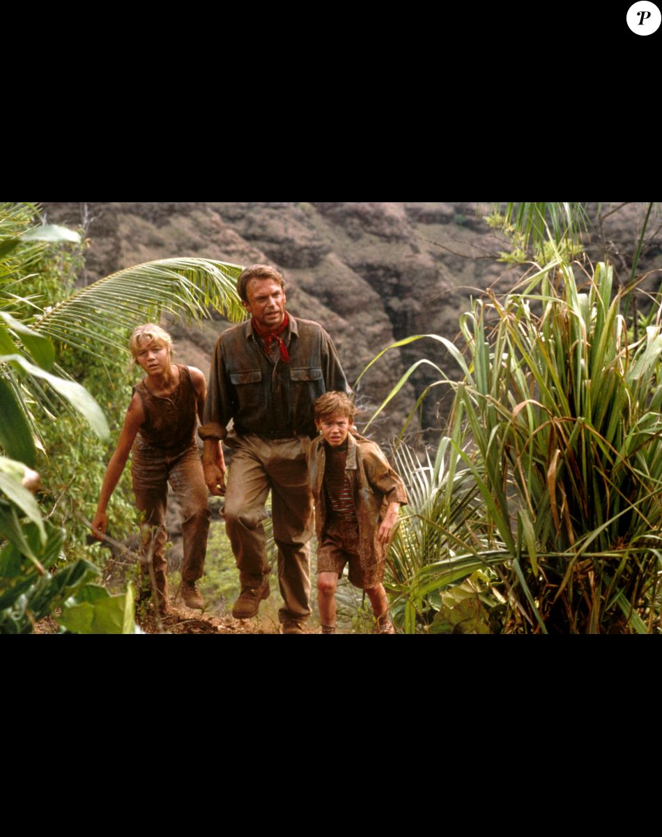 Ariana Richards, Sam Neill et Joseph Mazzello (Joe Mazello) dans Jurassic Park
