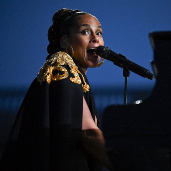 Alicia Keys - Concert devant le palais de Buckingham à Londres, à l'occasion du jubilé de platine de la reine d'Angleterre. Le 4 juin 2022.