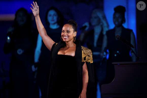 Alicia Keys - Concert devant le palais de Buckingham à Londres, à l'occasion du jubilé de platine de la reine d'Angleterre. Le 4 juin 2022.