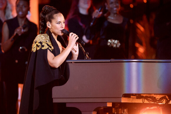 Alicia Keys - Concert devant le palais de Buckingham à Londres, à l'occasion du jubilé de platine de la reine d'Angleterre. Le 4 juin 2022.