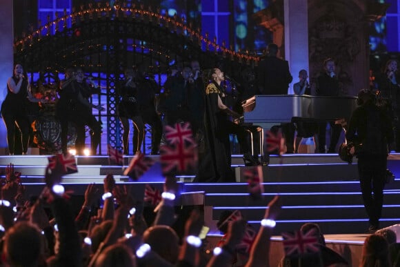 Alicia Keys - Concert devant le palais de Buckingham à Londres, à l'occasion du jubilé de platine de la reine d'Angleterre. Le 4 juin 2022.