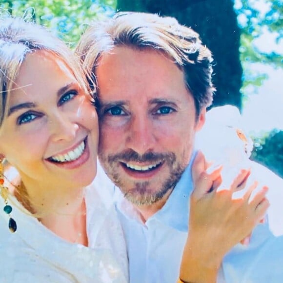 Ophélie Meunier et Mathieu Vergne au mariage d'Arnaud Ducret et Claire Francisci