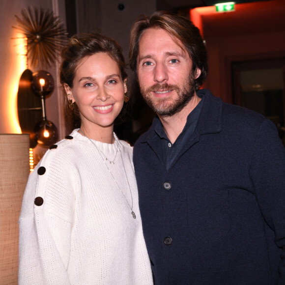 Exclusif - Ophélie Meunier et son mari Mathieu Vergne - Soirée d'inauguration du restaurant "Le Mimosa" à Paris.© Rachid Bellak/Bestimage 