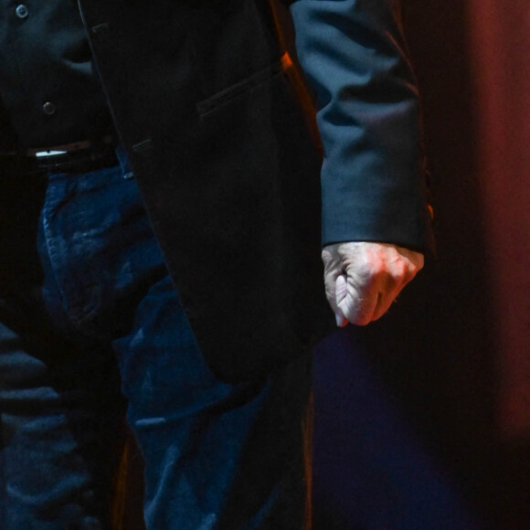 Exclusif - Dave - Soirée du 20ème anniversaire de la chaîne Mélody TV à l'Olympia de Paris le 8 juin 2022. Depuis 20 ans, retrouvez les plus grands moments de la télévision dans des émissions de variétés incontournables, des concerts mythiques, des documentaires rares, des plages de clips collector. La chaîne Melody c'est aussi une expertise de la musique à travers ses émissions, les experts de la chanson française et internationale vous dévoilent les petits secrets des légendes de la musique. Melody a fait le choix éditorial de mettre en avant le patrimoine de la variété française, des premiers tubes d'une multitude d'artistes. © Coadic Guirec - Giancarlo Gorassini/Bestimage 