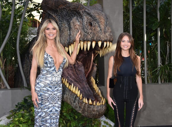 Heidi Klum et sa fille Leni Klum à la première du film "Jurassic World Dominion" à Los Angeles, le 6 juin 2022. 