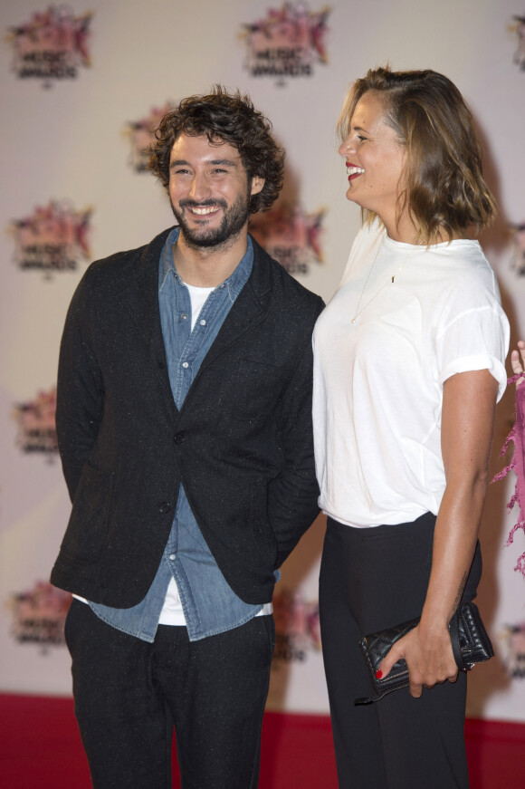 Laure Manaudou et Jérémy Frérot - Arrivées à la 17ème cérémonie des NRJ Music Awards 2015 au Palais des Festivals à Cannes, le 7 novembre 2015.