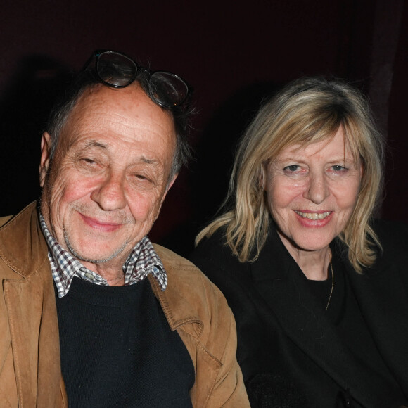 Chantal Ladesou et son mari Michel Ansault - Anthony Kavanagh dans son nouveau spectacle "Happy" au théâtre de La Gaité Montparnasse à Paris le 6 avril 2022. © Coadic Guirec/Bestimage 