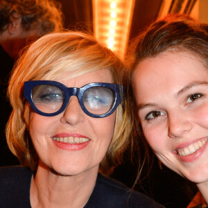 Chantal Ladesou et sa fille Clémence Ansault au Théâtre de la Madeleine à Paris le 24 octobre 2016. © Coadic Guirec/Bestimage